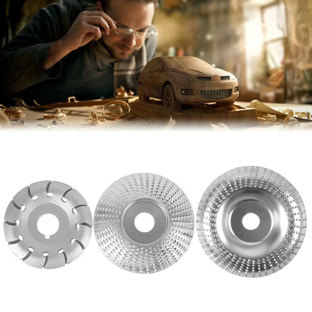 

3* Grinding Wheel 3Pcs Carbide Carving Disc Silver Tungsten Carbide Hot