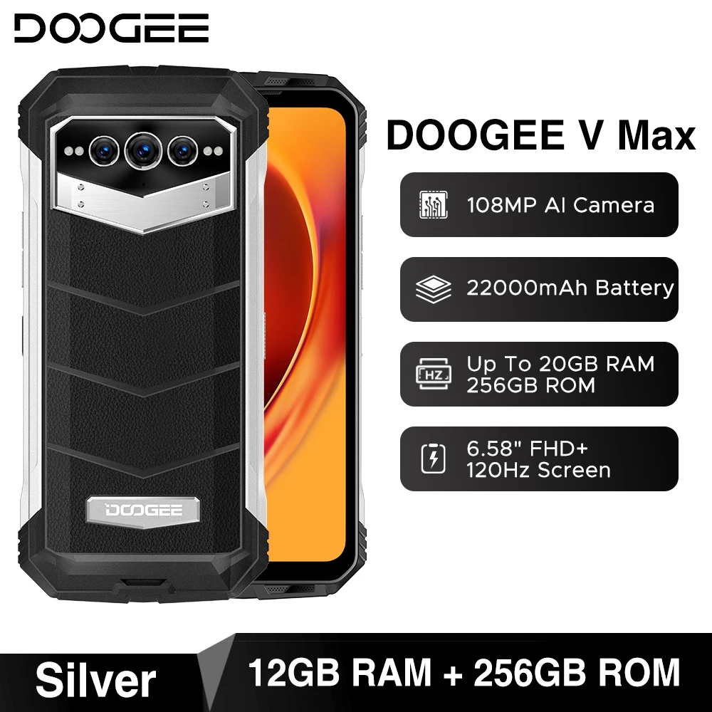 Смартфон Doogee V Max, 12/256ГБ, global