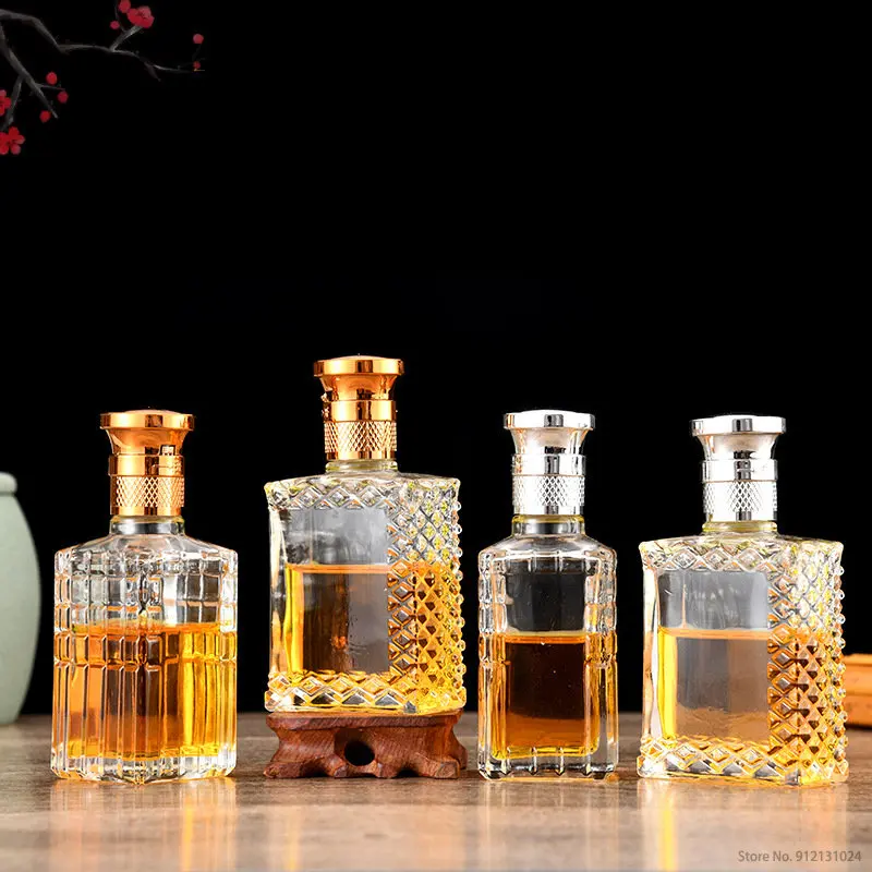 Bottle Lead-free Liquor Home Glass Clear Wine Scotch For Decanter Whiskey Glass Drinking Bourbon