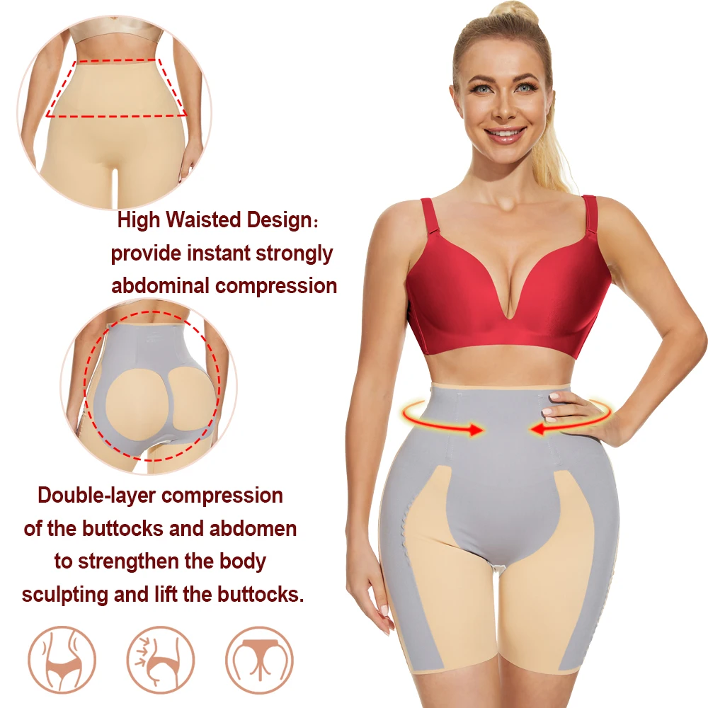 SEXYWG Body Shaper Tummy Control Panties Women High Waist Trainer Shapewear Panties Seamless Shapewear Shorts