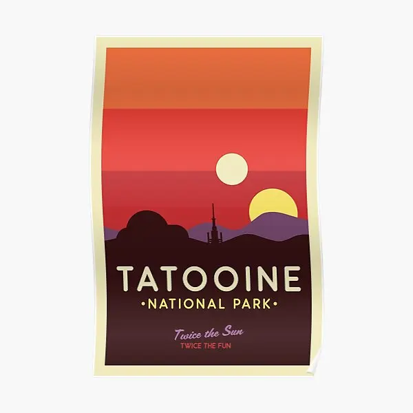 

Tatooine National Park Poster Art Decoration Modern Decor Print Picture Home Wall Funny Mural Vintage Painting Room No Frame