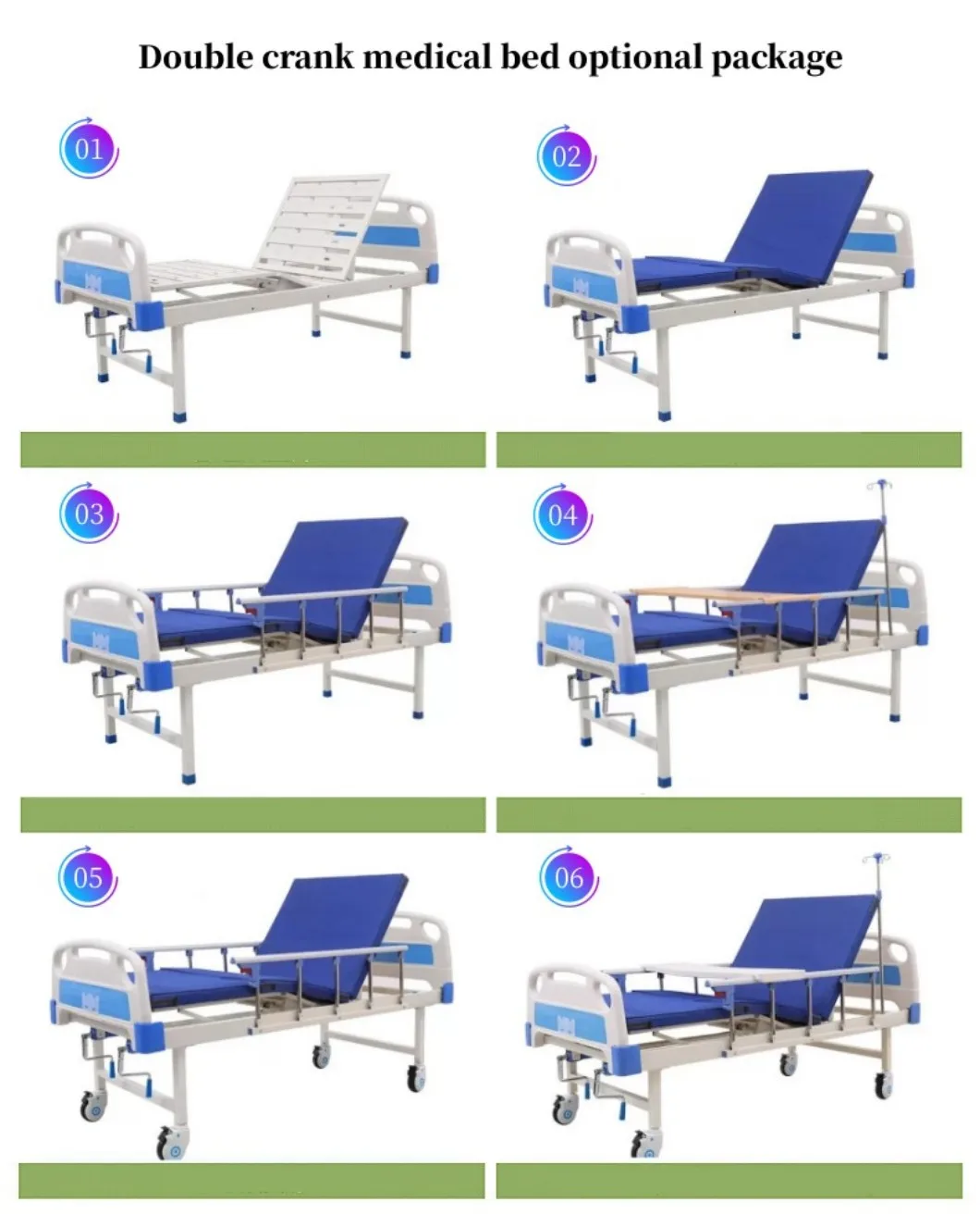 Прямые продажи с фабрики простая регулируемая электрическая ручная кровать