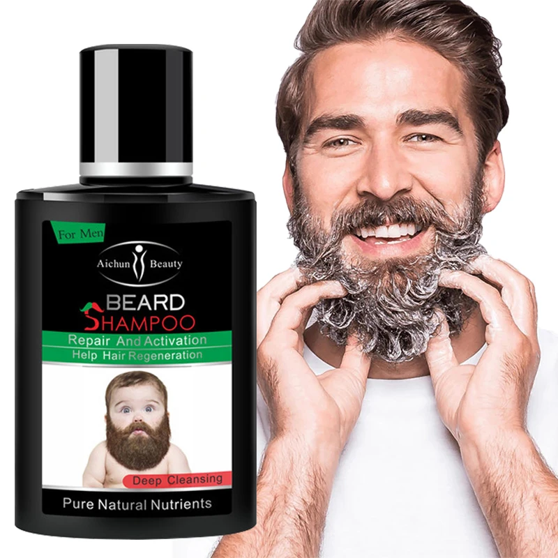 

Beard Wash Shampoo Deep Cleansing Moisturizing Nourishing Prevent Dryness Knotting Gentle Cleanser Conditioner Beard Care 100g