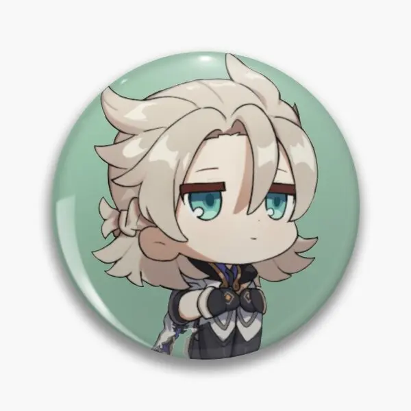 

Мягкая Металлическая Булавка Albedo Chibi Genshin для влюбленных