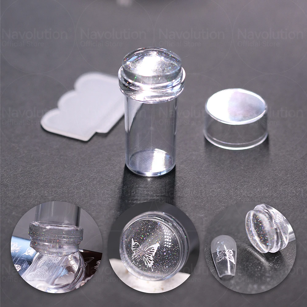 1 набор прозрачный мини-скребок для стемпинга