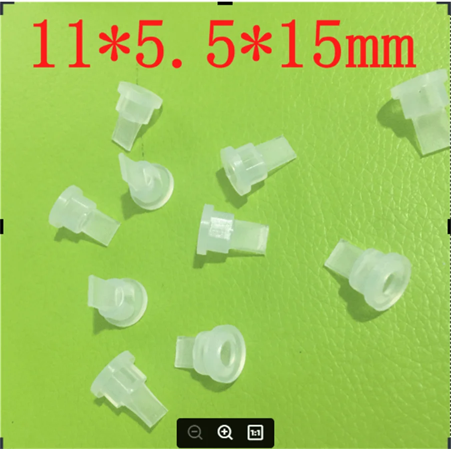 

10PCS 11 * 5.5 * 15MM Low pressure duckbill valve Silicone material safety and environmental protection Check valve 11*5.5*15