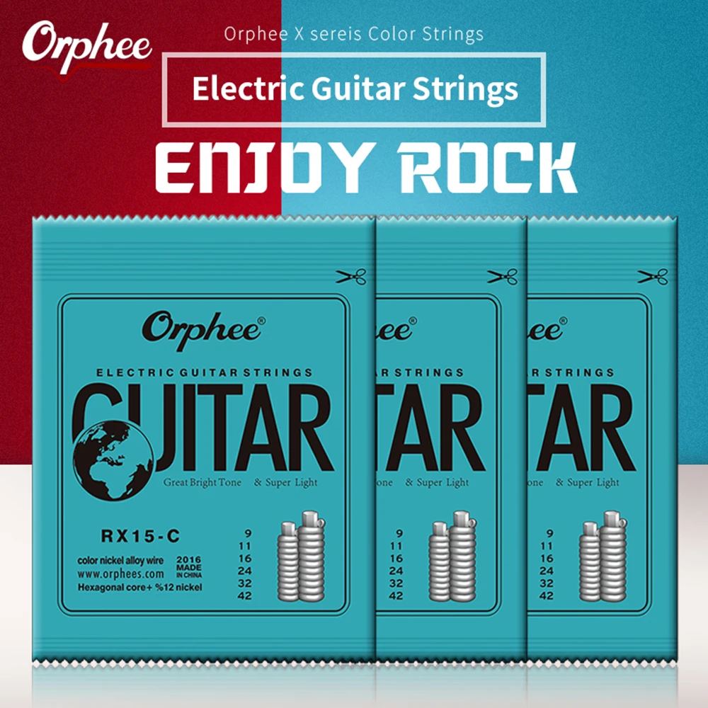 

Orphee Electric Guitar Strings Nickel Alloy Wind Strings for Electric Guitar Strings Musical Instruments Guitar Parts Accessory