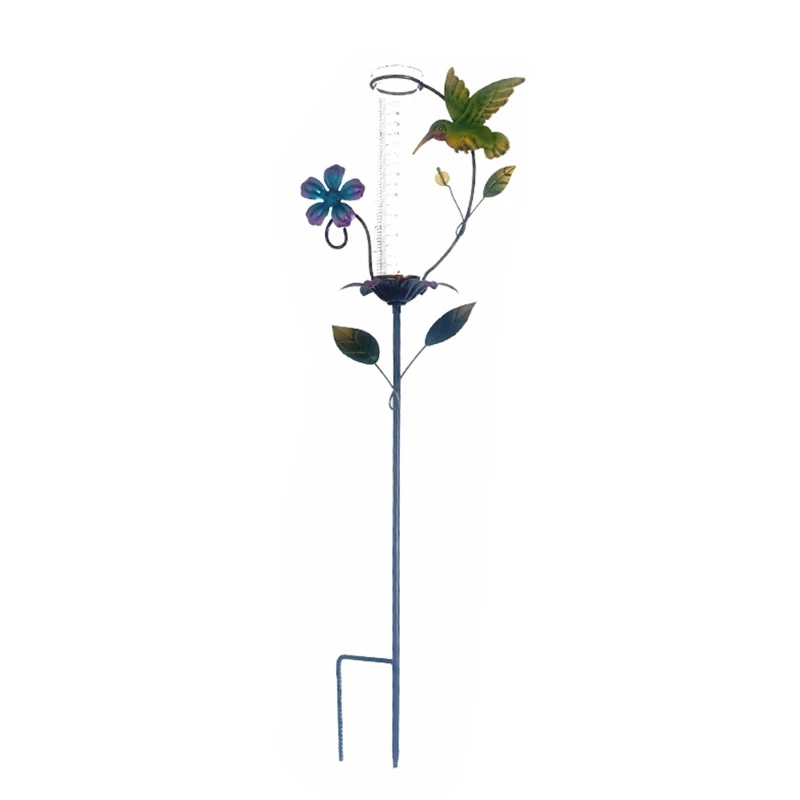 

Hummingbird Stake Rain Gauge Ig Popular Parterre Flower Pots Decorations