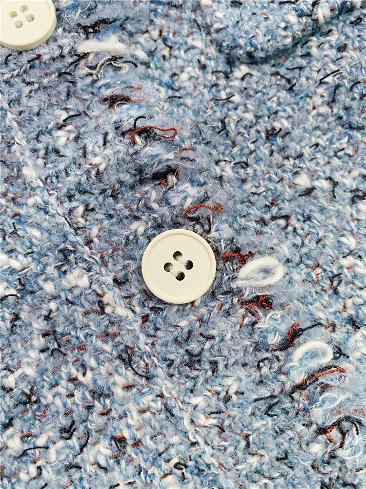 Рисунок 3 - Женский твидовый вязаный кардиган для офиса