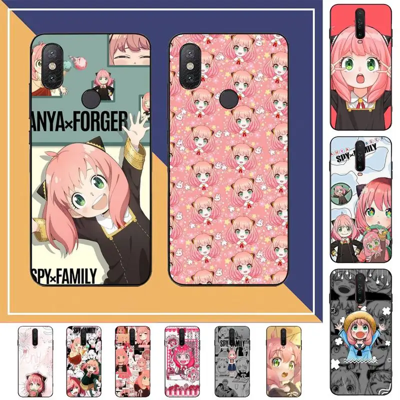 

Anime Spy X Family Anya Phone Case for Redmi Note 8 7 9 4 6 pro max T X 5A 3 10 lite pro