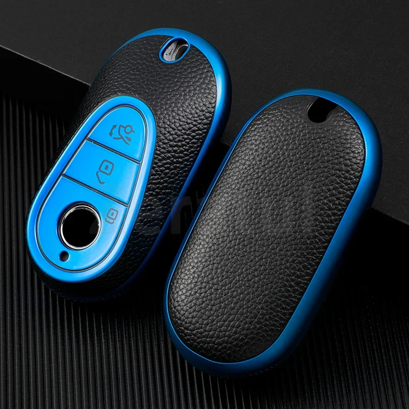 Кожаный чехол из ТПУ для автомобильного ключа Mercedes Benz C S A Class W206 W223 S350 C260 C300 S400 S450
