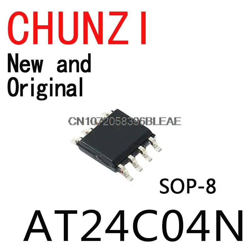 10 шт. новые и оригинальные SOP-8 24C04 24C04N SMD AT24C04N