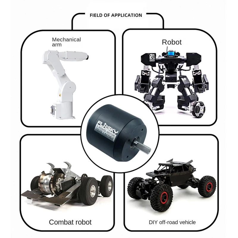Бесщеточный двигатель постоянного тока Battle 7070 110 кВ 4300 Вт