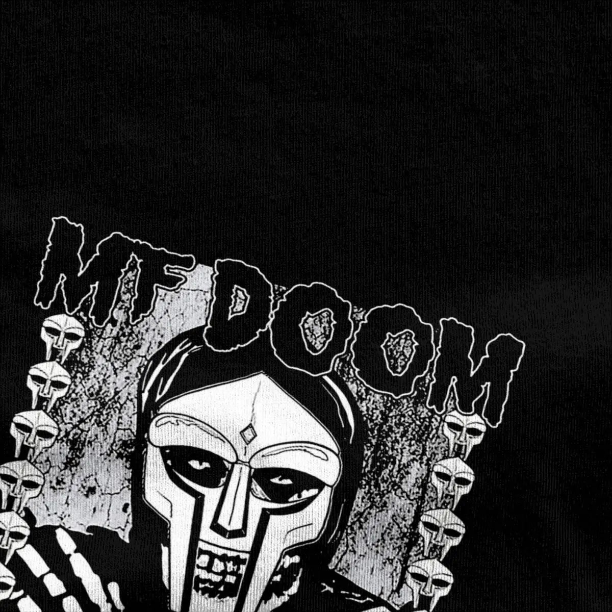 Футболка Madvillains Doomdays летняя уличная футболка Mf Dooms модная из чистого хлопка для