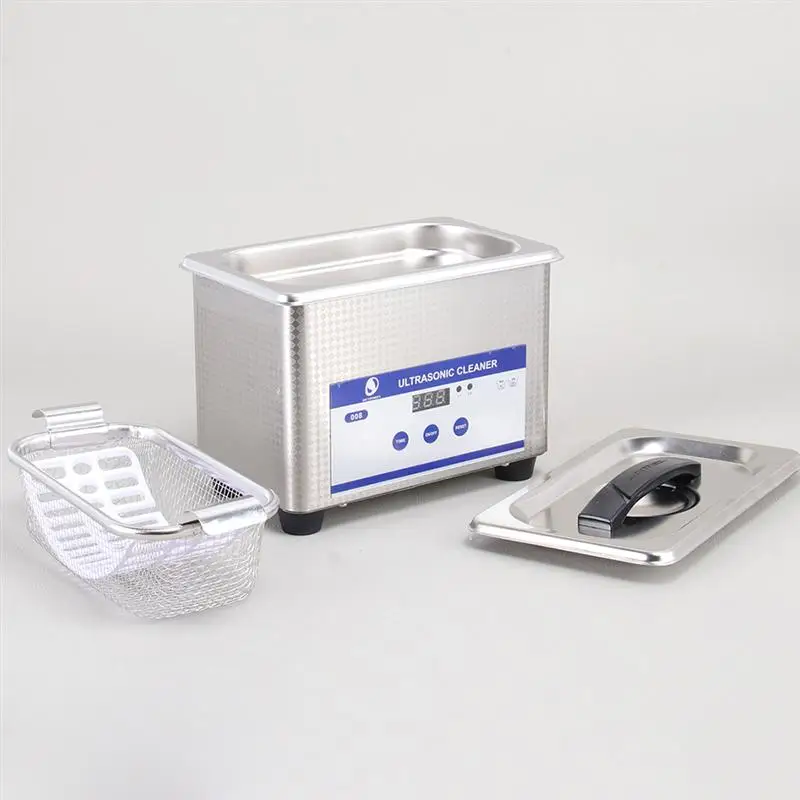 

800ml 35W Digital Ultrasonic Cleaner Heated Timer Stainless Steel Ultra Sonic Cleaning Machine Washing Machine (US Plug)