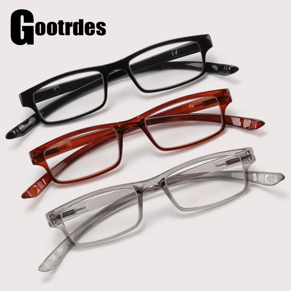 

Unisex Fashion Reading Glasses Portable Ultralight PC Frame Presbyopic Eyeglasses High-definition Lens Readers Eyewear +1.0~+4.0