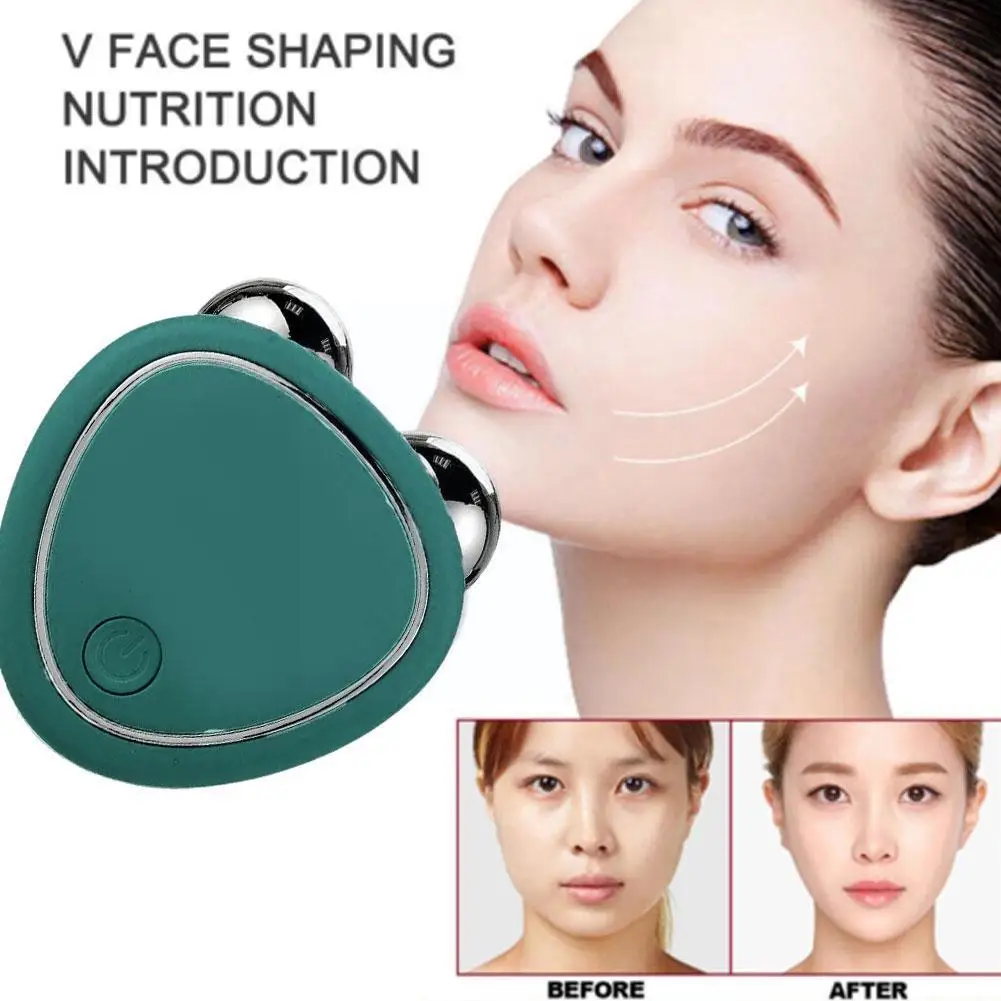 

Double Roller Massager Lifting Firming EMS Microcurrent Slimming Tools Care Lift Machine Face Skin Edema Reducing Device U6H3