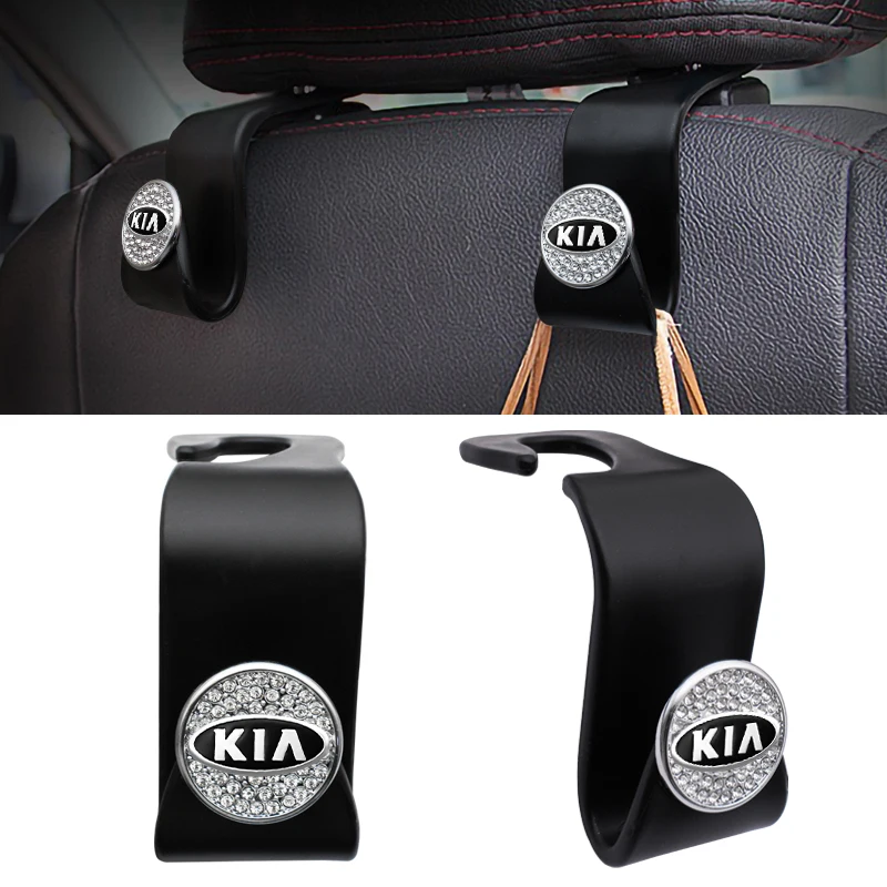 

1/2PCS Car Seat Back Hidden Hooks Multi-Function Bag Rack For Kia Rio K2 K3 Sportage Sorento Cerato Armrest Soul Picanto Optima