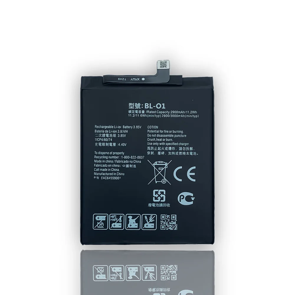 new 3000mah 3 85v bl 01 battery for lg k20 2019 k8 bl o1 mobile phone battery high quality replacement battery lithium battery free global shipping