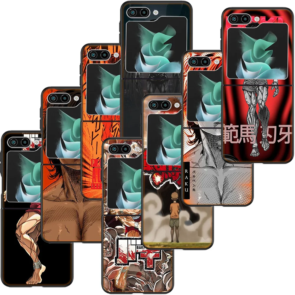 Оригинальный прозрачный чехол для телефона в стиле аниме Baki the Grappler Samsung Galaxy Z Flip6 5G