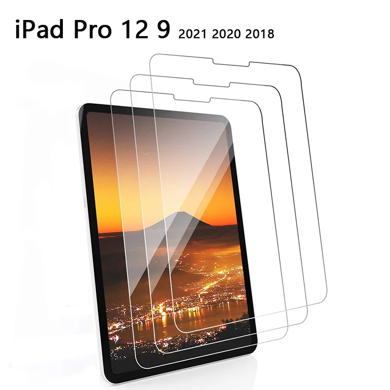 

For Apple iPad Pro 12 9 Screen Protector 2021 2020 2018 12.9 Inch Film Tablet Protective Glass Ultra Clear Film