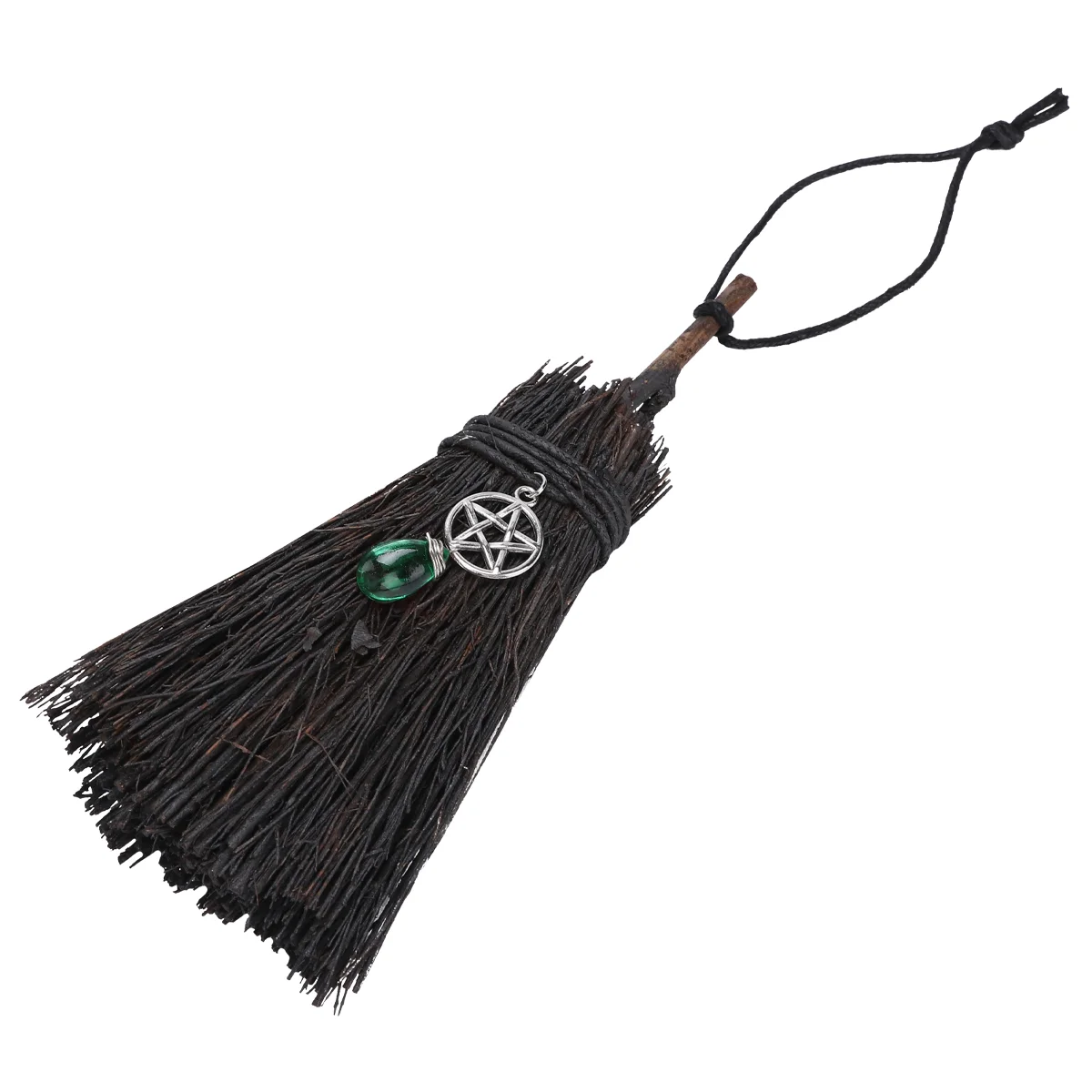 

Witch Broom with Hanging Ornament Witch Costume Witch Accessory Party Decoration