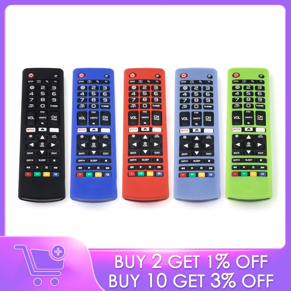 

Silicone Remote Controller Cases Protective Covers for LG Smart TV Remote Control AKB75095307 AKB74915305 AKB75375604