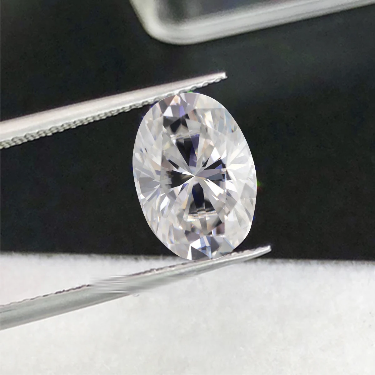 

Oval Moissanite Stone 0.5ct To 8ct Loose Gemstones D Color Brilliant Diamond Excellent Gems For Ring Material GRA Certificate