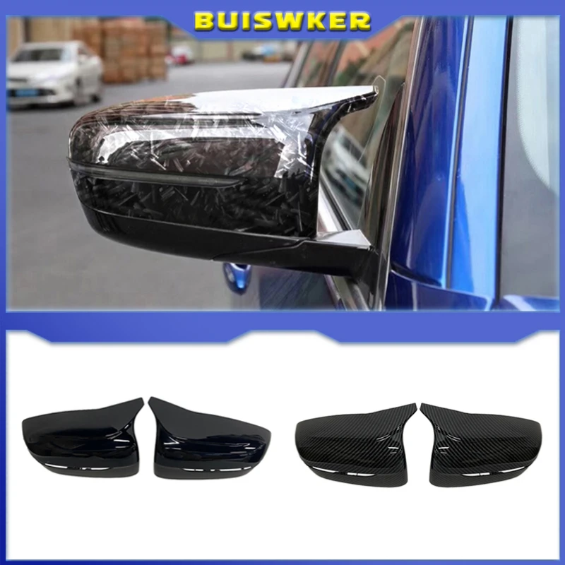 

LHD Carbon Fiber Exterior Side Rearview Mirror Cover Trim For BMW 3/5/6/7/8-Series G11 G12 G14 G15 G16 G20 G21 G30 G31 2019 2020