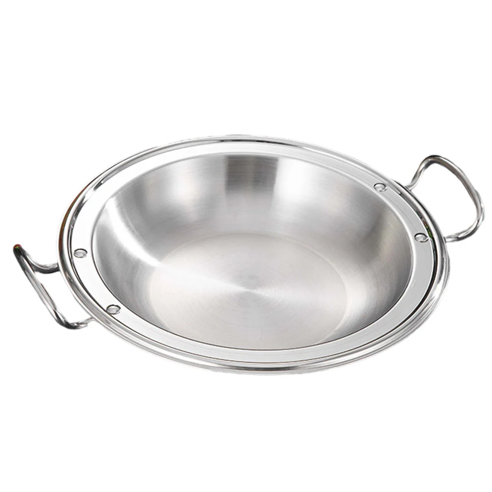 

1pc Simple Home Ramen Pot Stainless Steel Pot Seafood Pot )