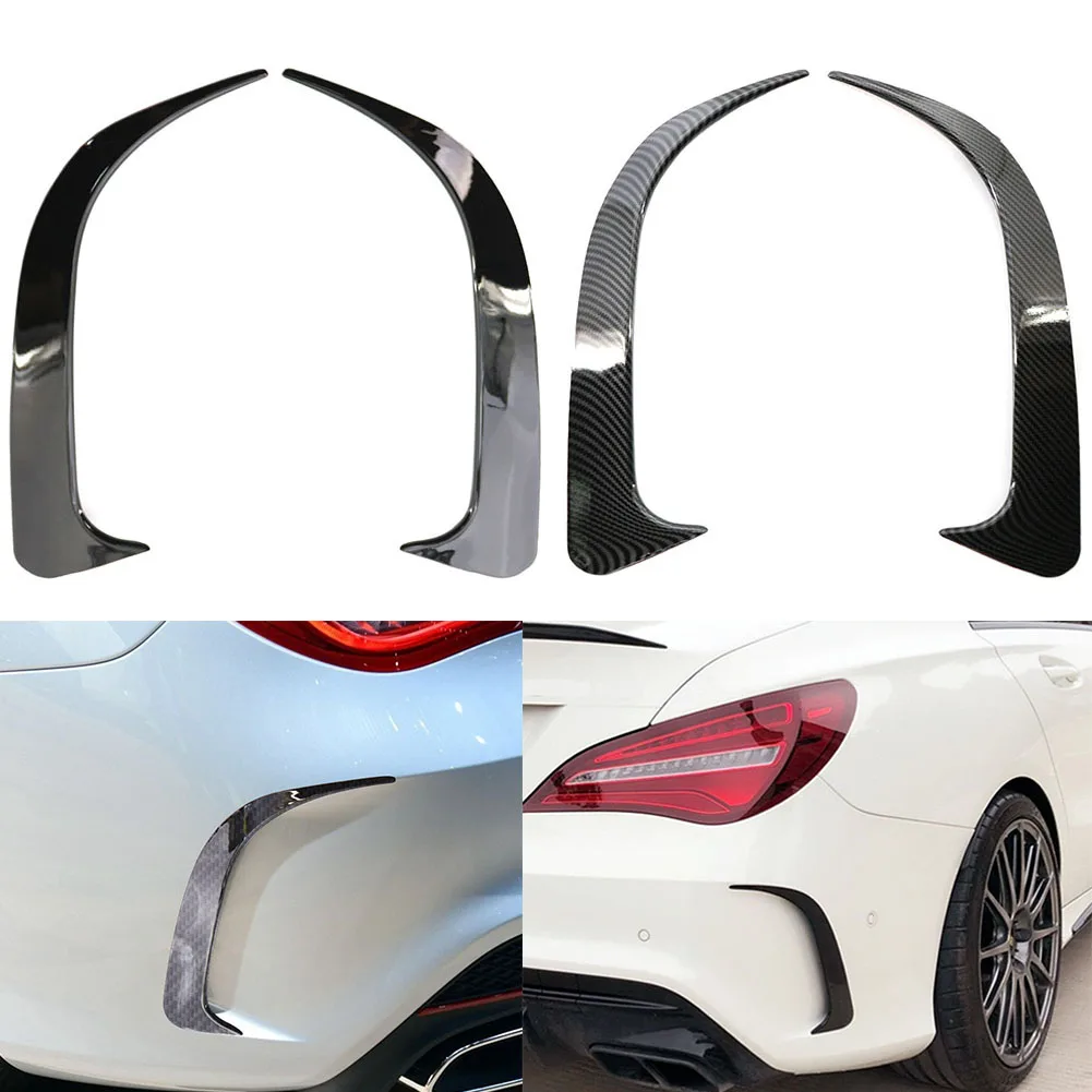 

1Pcs Plastic Rear Bumper Vent Canards for Mercedes-Benz W117 CLA 200 250 45 AMG 14-18 Automobiles Parts Car Styling Accessories