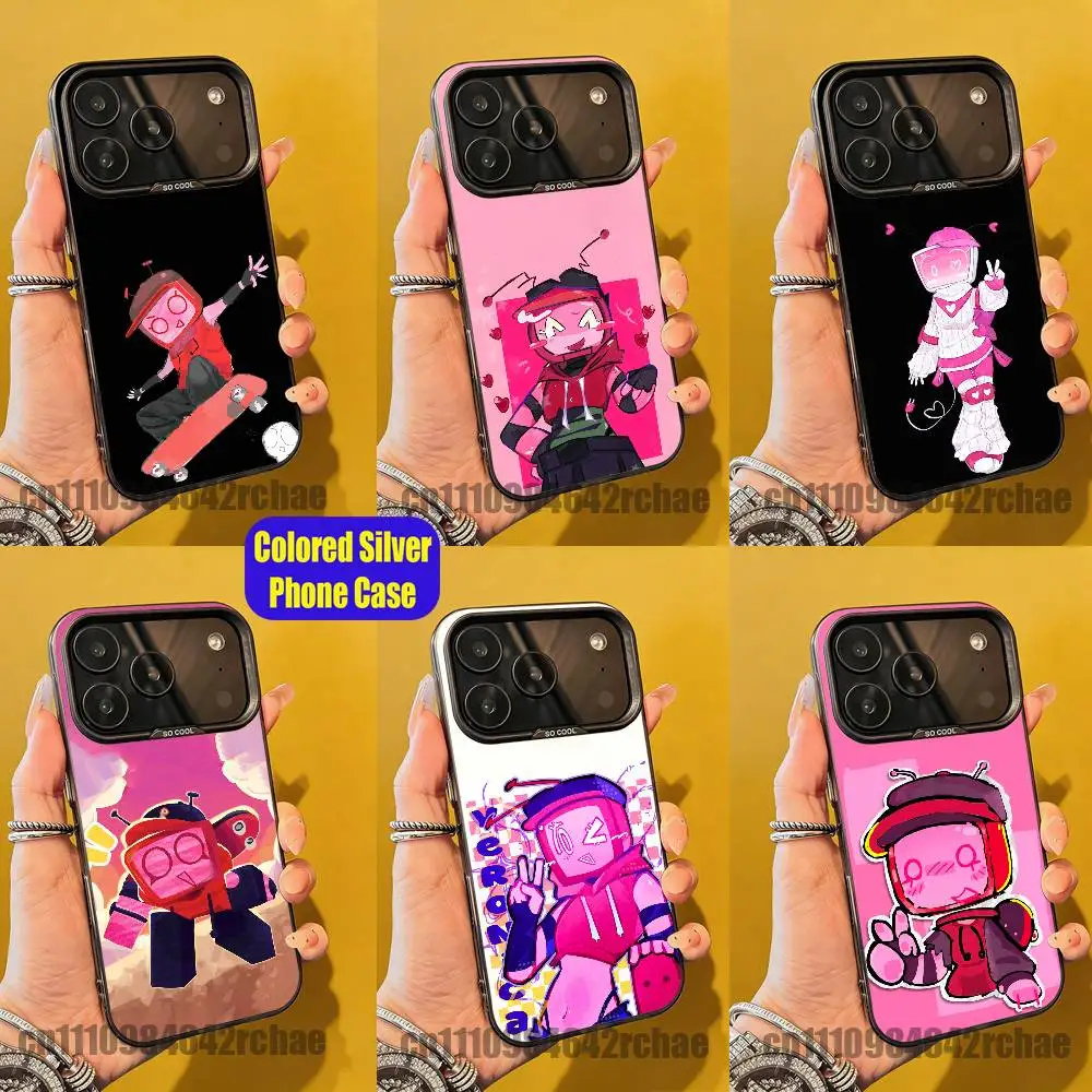 Фото Чехол для телефона VEE V-Veeronica для iPhone 15, 17, 11, 14, 13, 16, 12, E, Max, Plus, Air, Pro, Mini, индивидуальный цвет, серебристый №1