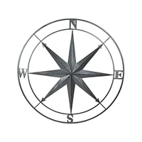 metal compass decor distressed wall mount decorative compass living room bedroom office porch garden wall mount art theme home