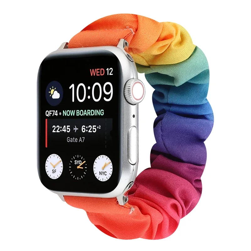 

Ремешок нейлоновый для Apple watch band 7 41 мм 45 мм 44 мм 40 мм 42 мм 38 мм