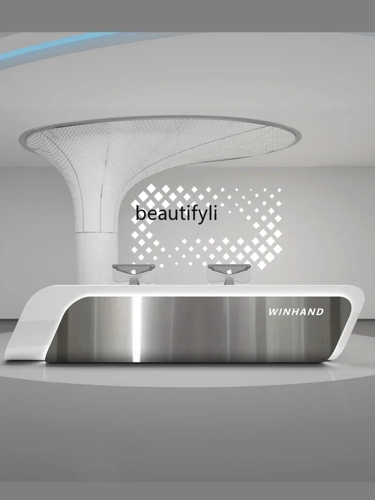 Простой женский роскошный магазин одежды барная стойка высококлассный стол из