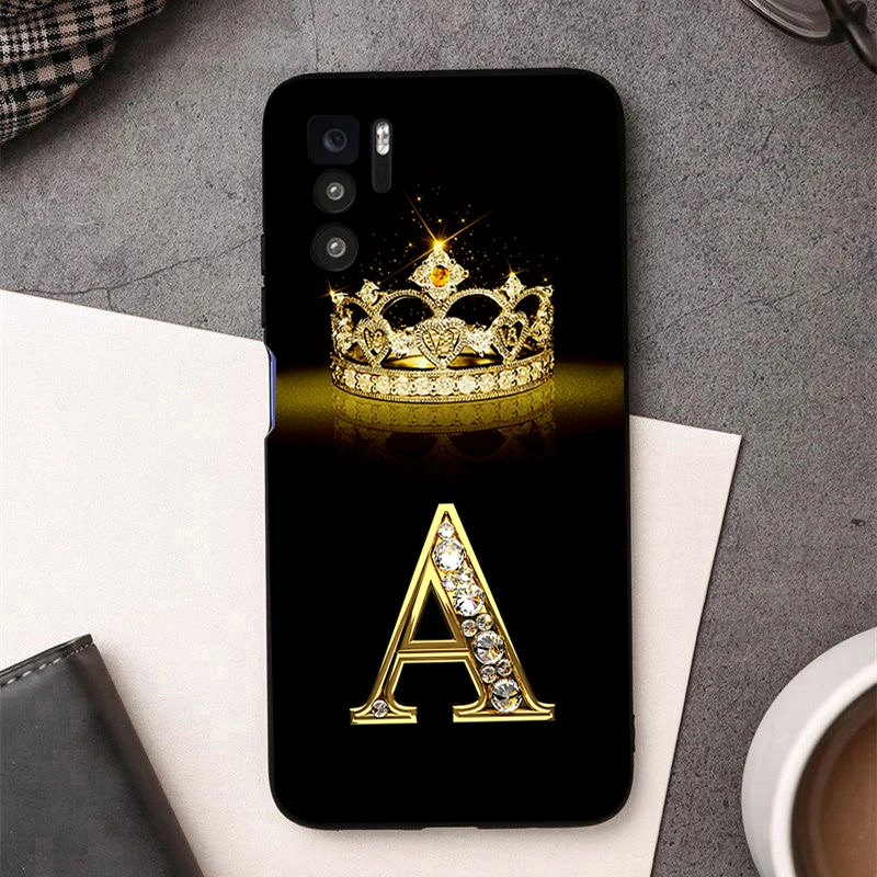 rose gold 26 letters phone case for xiaomi redmi note 10 pro 9 9c 9a note 9 pro for poco m3 pro x3 pro f3 black case free global shipping