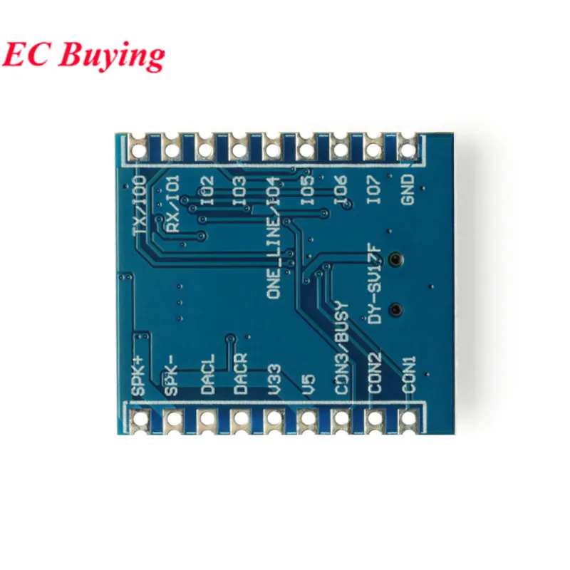 10 шт./1 шт. DY-SV17F MP3-модуль воспроизведения голоса XY-V17B WAV декодирование 32-битный