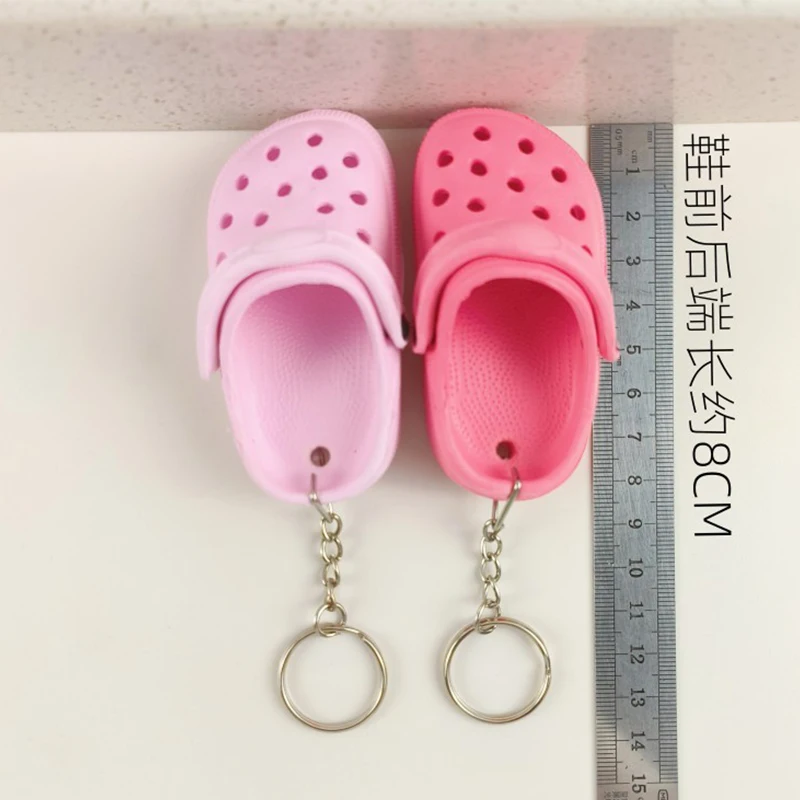70 шт. 3D мини-тапочки брелок для обуви женщин и мужчин Eva Beach Hole Little Crocs рюкзак
