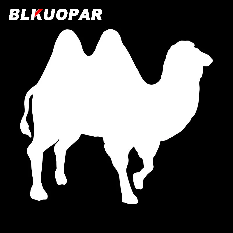 

BLKUOPAR пухлый верблюд автомобильные наклейки виниловые наклейки с животными устойчивые к царапинам вырез яркий и интересный силуэт шлема JDM Lable