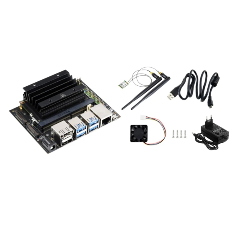 

For Jetson Nano 4GB Developer Kit AI Artificial Intelligence Development Board DIY Module With Cooling Fan EU Plug