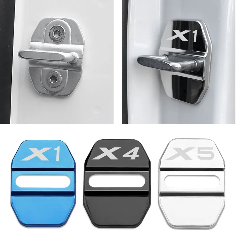 Автомобильный Стайлинг чехлы на дверные замки stikcer чехол для BMW X1 X3 X4 X5 X6 G01 F15 F16 F49