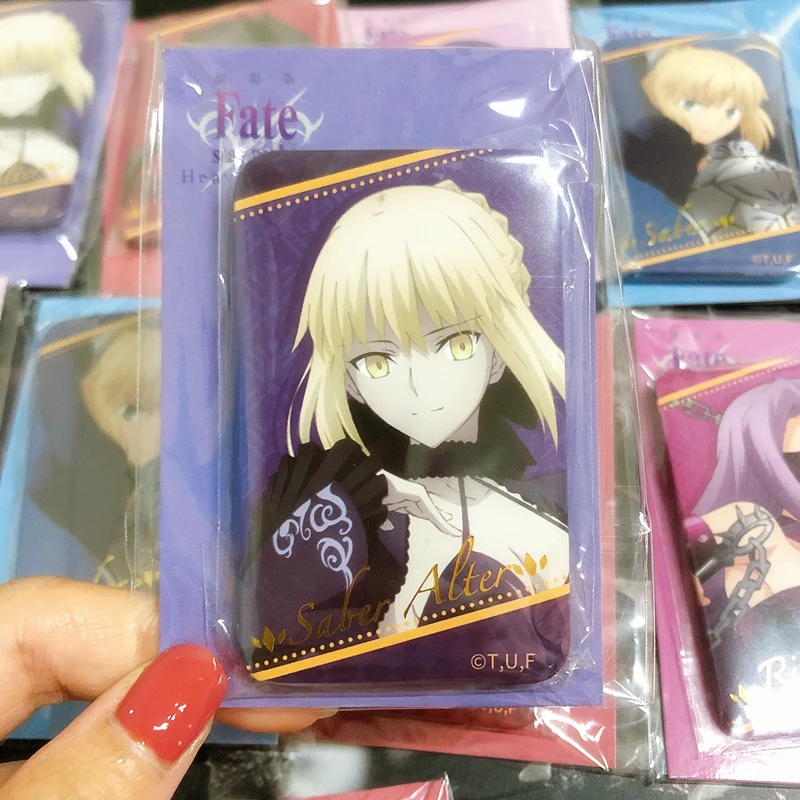 Аниме Судьба ночь вечная Небесный фил Сейбер Мато Сакура Лансер Тоосака Рин Золотая отметка брошь знак значок игрушка.