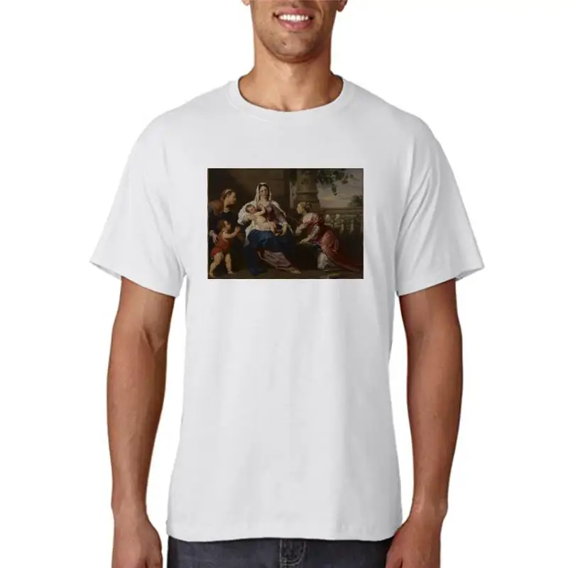 

Модная женская футболка с принтом масляной живописи 90-е Милая художественная футболка хипстер гранж Топ уличная одежда Харадзюку корейски...