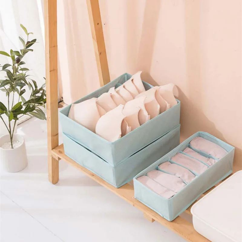 

Ящик для хранения с 7 отделениями, моющиеся футляры для хранения носков, шорт, бюстгальтеров