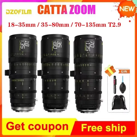 Объектив DZOfilm CATTA ZOOM 18-35 мм/35-80 мм/70-135 мм T2.9 FF E-Mount Cine Zoom