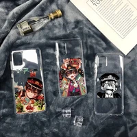 jibaku shounen hanako kun anime phone case transparent soft for iphone 12 11 13 7 8 6 s plus x xs xr pro max mini