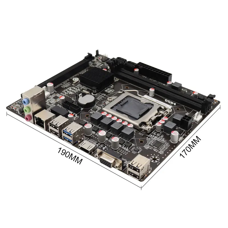 Материнская Плата ЦП LGA 1151 H110 M DDR4 32 Гб двухканальная материнская плата поддержка