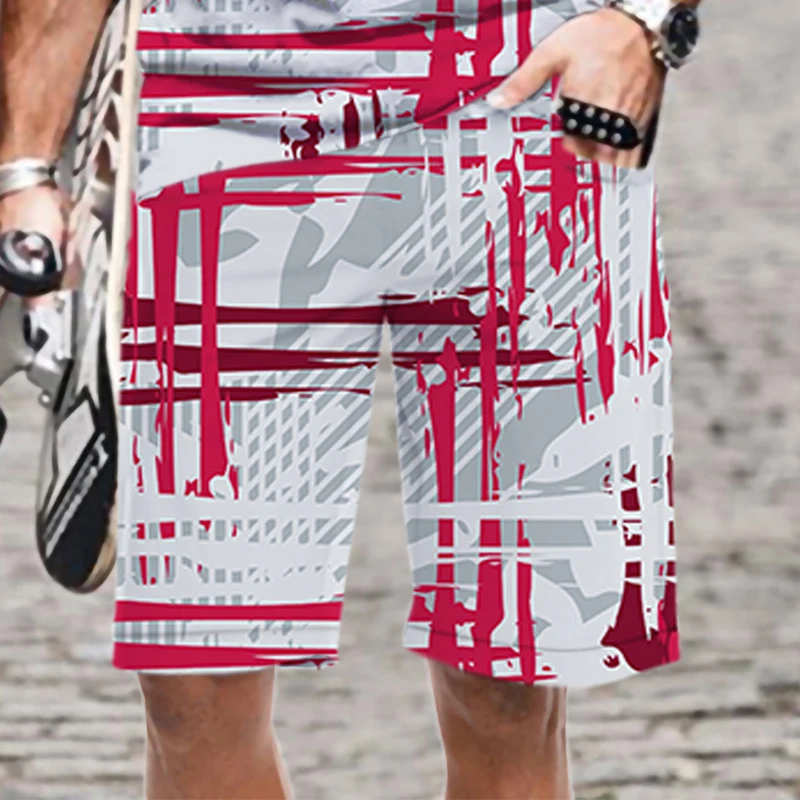 

3D Print Cool Man Harajuku Men's Summer Shorts Swimming Casual Elastic Waist Beach 2022 Quick Dry Loose
