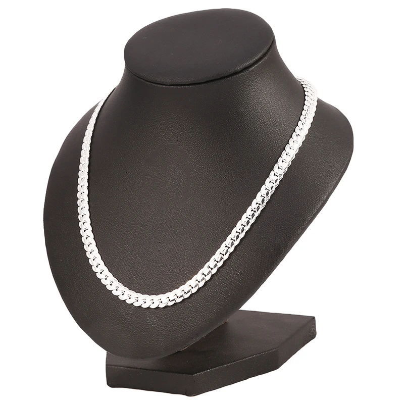 Мужская цепочка ожерелье базовое панк покрытое Европой и Америкой классический