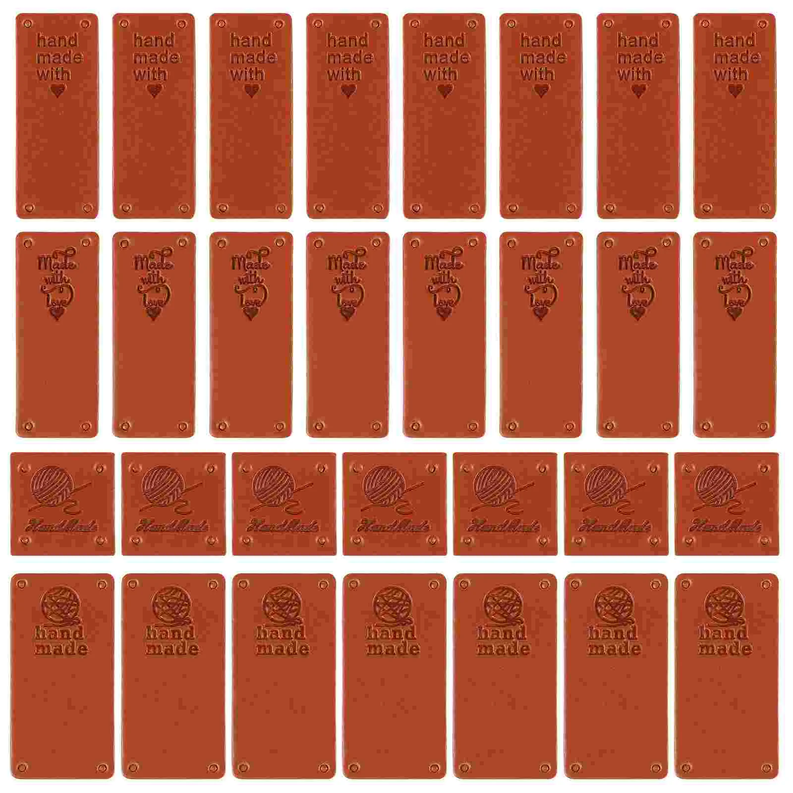 

80pcs Embossed Beautiful Clothes Tags Tags for Crochet Tags for Items Crochet Tags